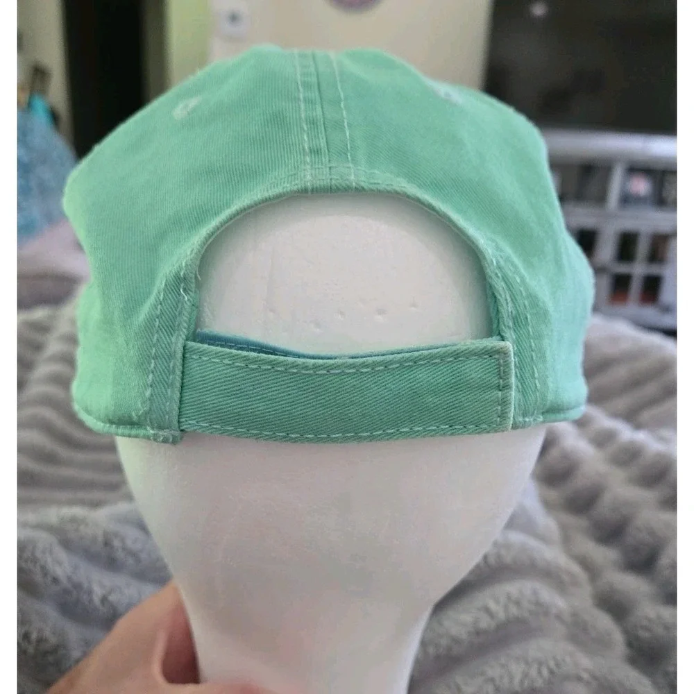 Universal Studios Mint Green Strapback  Cap/Hat OS but Adjustable EUC!!